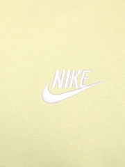 Lime/Vit - Nike Club Tröja Hoodie - Bild 7 av 8