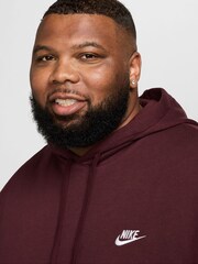 Nike Burgundy Crush Club Pullover Hoodie - Image 11 of 13