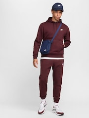 Nike Burgundy Crush Club Pullover Hoodie - Image 3 of 13