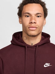 Nike Burgundy Crush Club Pullover Hoodie - Image 4 of 13