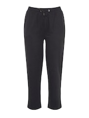 Yours Curve Black Straight Leg Joggers - Image 4 of 5