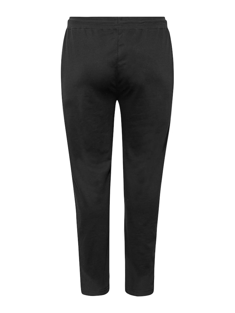 Yours Curve Black Straight Leg Joggers - Image 5 of 5