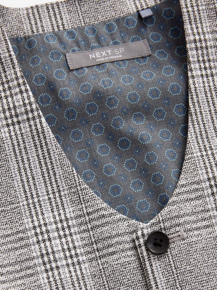 Grey Check Waistcoat - Image 4 of 4