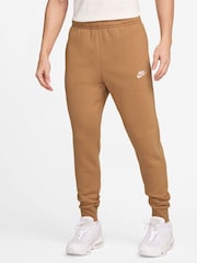 Nike Flax/White Club Joggers - Image 1 of 8
