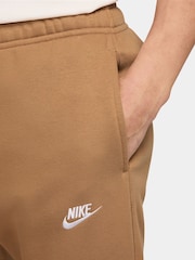 Nike Flax/White Club Joggers - Image 3 of 8