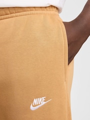 Nike Flax/White Club Joggers - Image 5 of 8