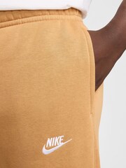 Nike Flax/White Club Joggers - Image 6 of 8