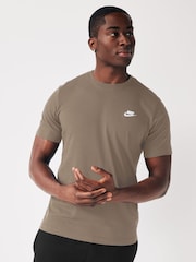 Nike Brown Club T-Shirt - Image 1 of 3