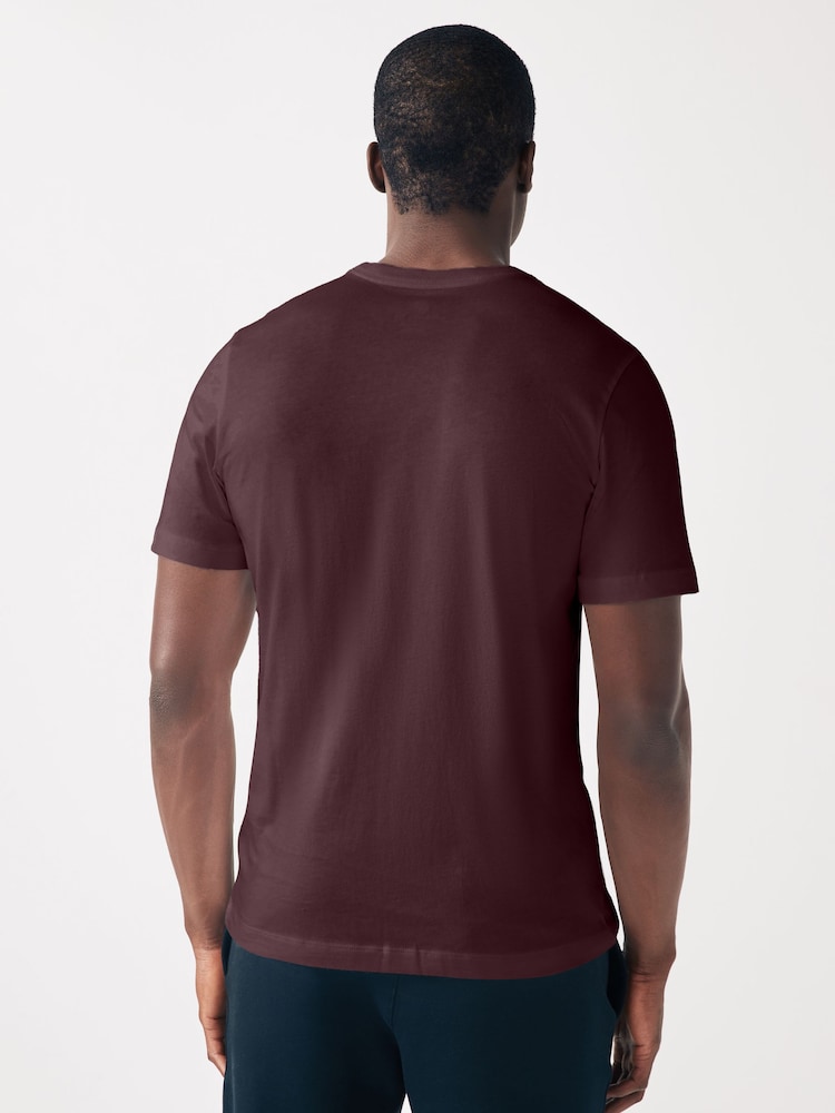 Nike Burgundy Crush Club T-Shirt - Image 2 of 3
