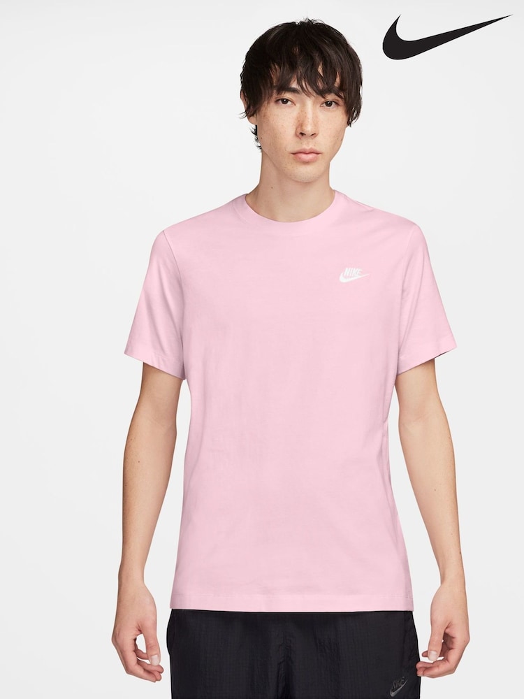 Pink/Foam - Nike Club T-Shirt - Bild 5 von 5