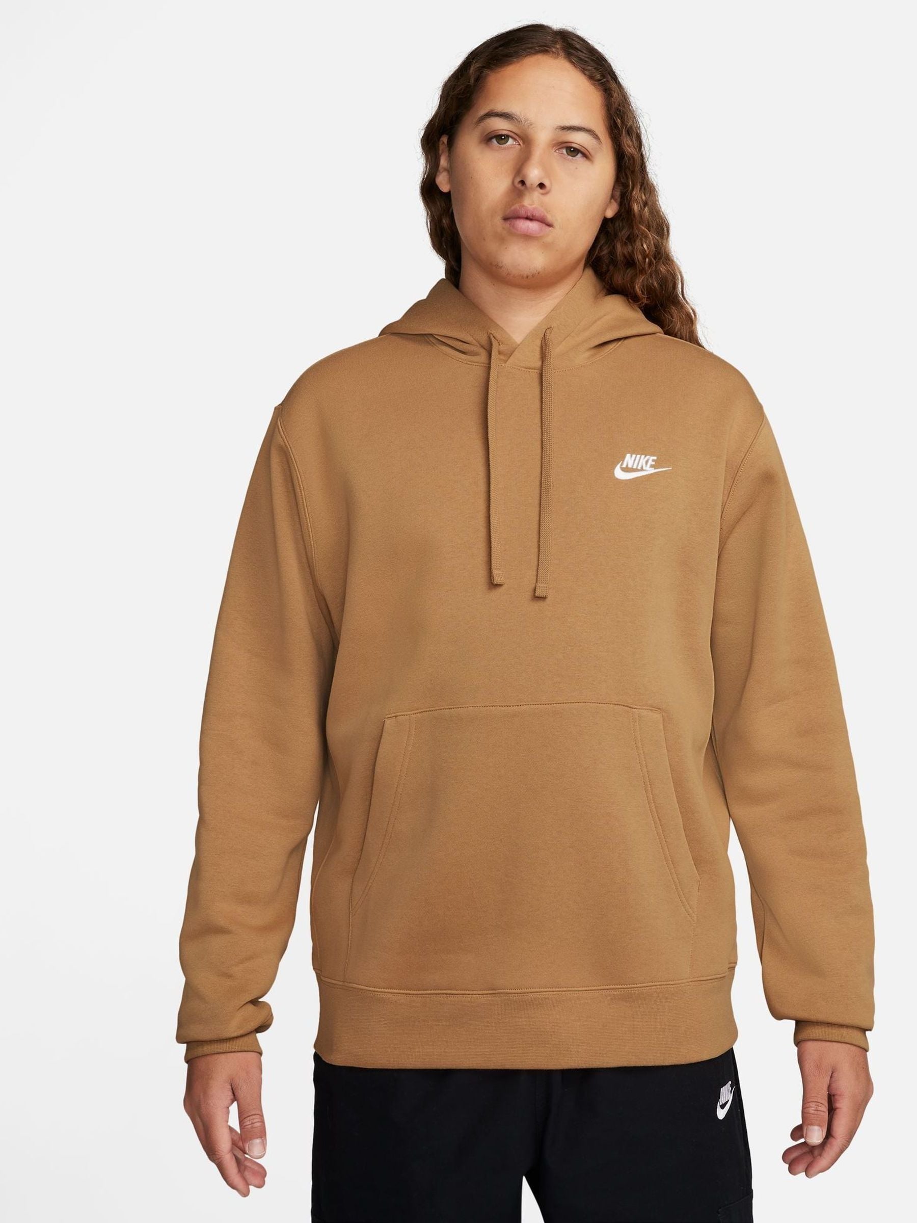 Brown nike pullover deals