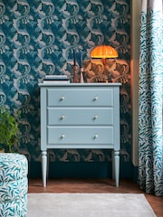 Clarke and Clarke Blue William Morris Ashdon Chest of Drawers - Image 1 of 8