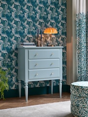 Clarke and Clarke Blue William Morris Ashdon Chest of Drawers - Image 2 of 8