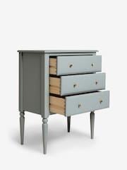 Clarke and Clarke Blue William Morris Ashdon Chest of Drawers - Image 7 of 8