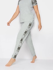 Long Tall Sally Grey Side Stripe Joggers - Image 1 of 4