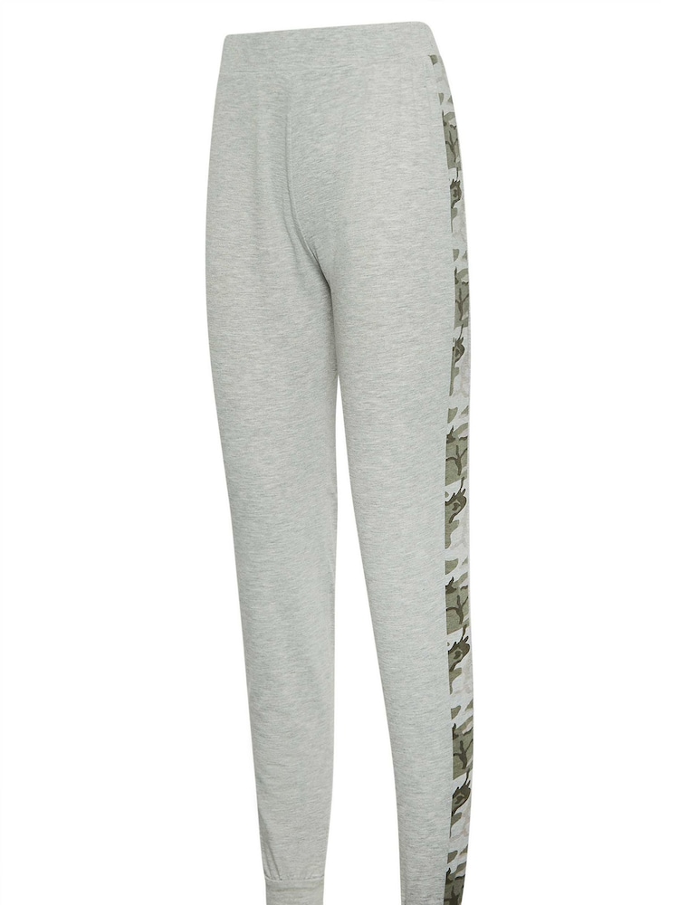 Long Tall Sally Grey Side Stripe Joggers - Image 4 of 4