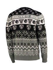 Fanatics Grey NBA Brooklyn Nets Festive Jumper - Image 3 of 3