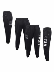Fanatics NBA Miami Heat Name & Number Jimmy Butler Black Joggers - Image 5 of 5