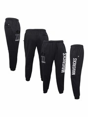 Fanatics NBA Dallas Mavericks Name & Number Luca Doncic Black Joggers - Image 5 of 5