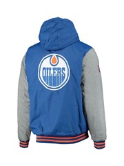 Fanatics Blue Edmonton Oilers G-III NHL Padded Hooded Jacket - Image 3 of 3