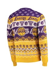 Fanatics Yellow NBA Los Angeles Lakers Festive Jumper - Image 3 of 3