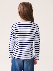 Multi Stripe Sequin Star Long Sleeve T-Shirts 4 Pack (3-16yrs) - Image 4 of 11