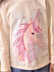 Unicorn Multi Long Sleeve T-Shirts 4 Pack (3-16yrs) - Image 5 of 8