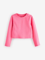 Black/Pink Graffiti Long Sleeve T-Shirt 3 Pack (3-16yrs) - Image 7 of 9