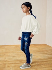 Black/White Boxy Long Sleeve 100% Cotton Sweatshirt 3 Pack (3-16yrs) - Image 3 of 8