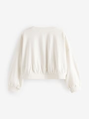 Black/White Boxy Long Sleeve 100% Cotton Sweatshirt 3 Pack (3-16yrs) - Image 7 of 8