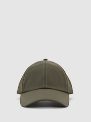 Reiss Dark Green Caleb Technical Logo-Embroidered Baseball Cap - Image 2 of 5