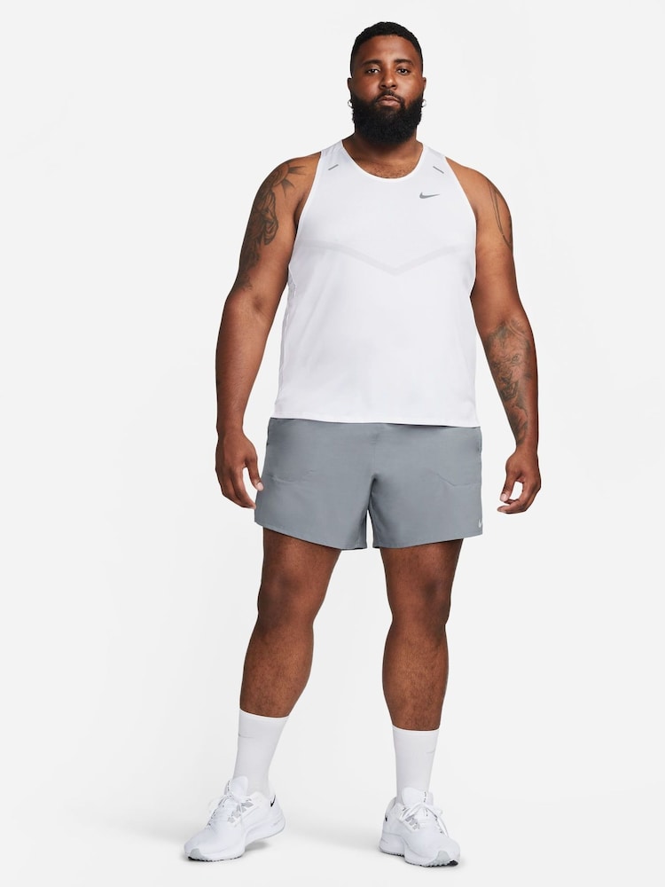Nike White Rise 365 Dri-FIT Running Tank - Image 11 of 11