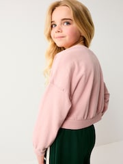 Pink Varsity Graphic 100% Cotton Long Sleeve Sweatshirt (3-16yrs) - Image 3 of 6