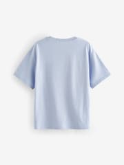Blue 100% Cotton Def Leppard Band License Oversized T-Shirt (3-16yrs) - Image 7 of 7