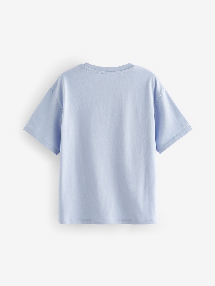 Blue 100% Cotton Def Leppard Band License Oversized T-Shirt (3-16yrs) - Image 7 of 7