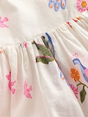 Boden Cream Harper Cross-back Dress - Image 3 of 3