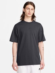 Nike Black Sportswear Premium 100% Cotton Essentials T-Shirt - Image 1 of 3