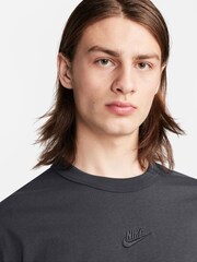 Nike Black Sportswear Premium 100% Cotton Essentials T-Shirt - Image 3 of 3