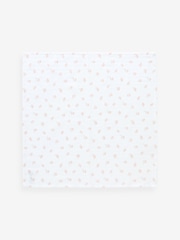 Pink Bunny Baby Muslins 100% Cotton Cloths 4 Pack - Image 4 of 7