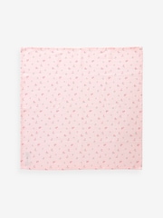 Pink Bunny Baby Muslins 100% Cotton Cloths 4 Pack - Image 5 of 7