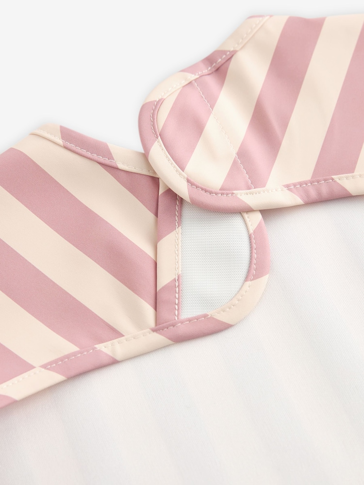 Pink Baby Weaning And Feeding Sleeved Bib - Image 4 of 4