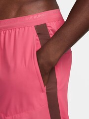 Nike Pink Dri-FIT Stride 5 Inch 2-in-1 Running Shorts - Image 4 of 5