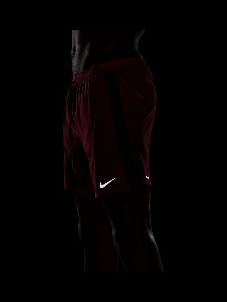 Nike Pink Dri-FIT Stride 5 Inch 2-in-1 Running Shorts - Image 5 of 5
