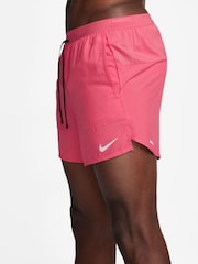 Nike Pink Dri-FIT Stride 5 Inch Running Shorts - Image 3 of 5