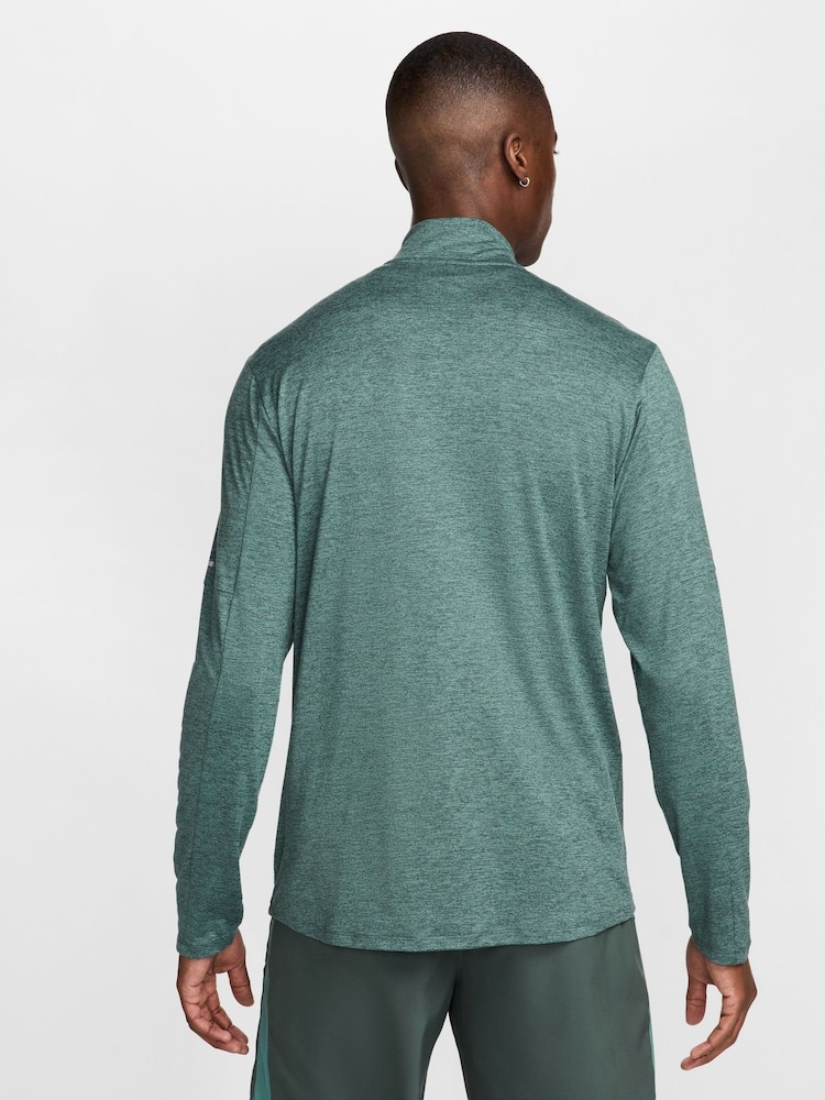 Nike Green Element Half Zip Running Top - Image 2 of 8