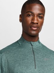 Nike Green Element Half Zip Running Top - Image 3 of 8