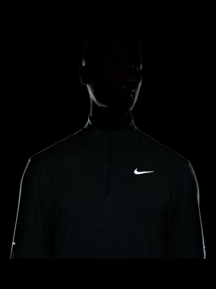 Nike Green Element Half Zip Running Top - Image 8 of 8