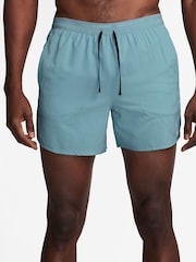 Nike Vintage Green Dri-FIT Stride 5 Inch Running Shorts - Image 1 of 5