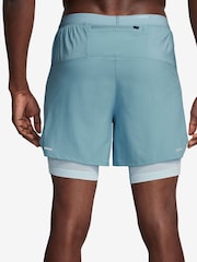 Nike Vintage Green Dri-FIT Stride 5 Inch 2-in-1 Running Shorts - Image 2 of 5