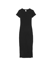 Victoria's Secret PINK Pure Black Short Sleeve Midi Dress - Image 3 of 3